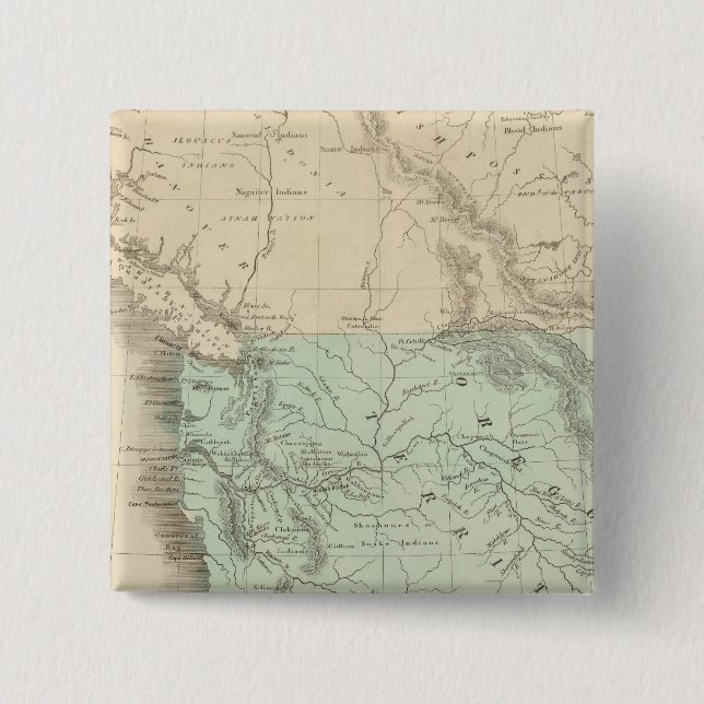 Gebiet Oregon Button (Vorderseite)