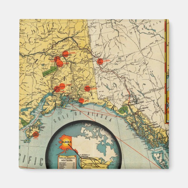 Gebiet von Alaska Magnet (Vorne)