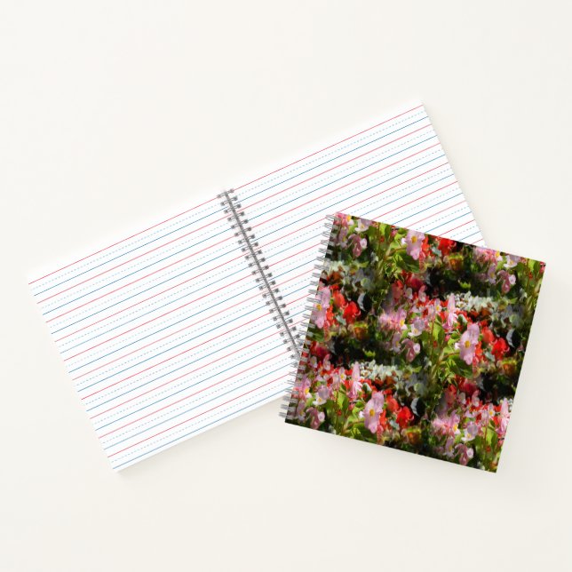 Gebiet von Begonias.... Notizbuch (Innenseite)