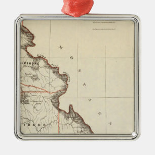Gebiet von Idaho Ornament Aus Metall