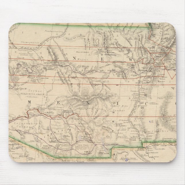 Gebiet von New Mexico Mousepad (Vorne)