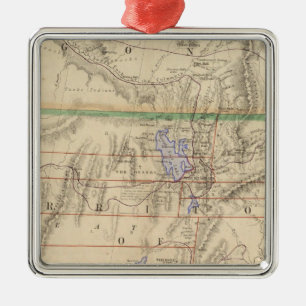 Gebiet von Utah Ornament Aus Metall
