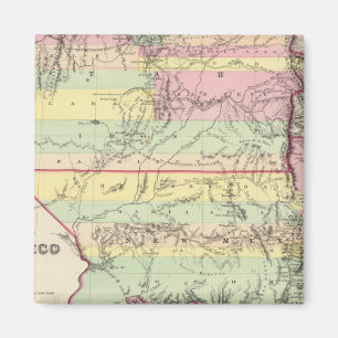 Gebiete in New Mexico und Utah Magnet