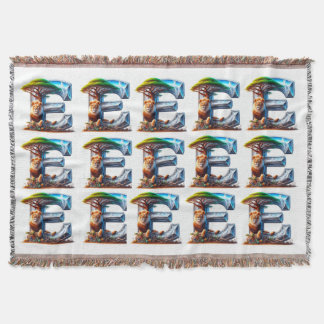 Gebieten Sie wie ein Löwe mit starkem Design Decke