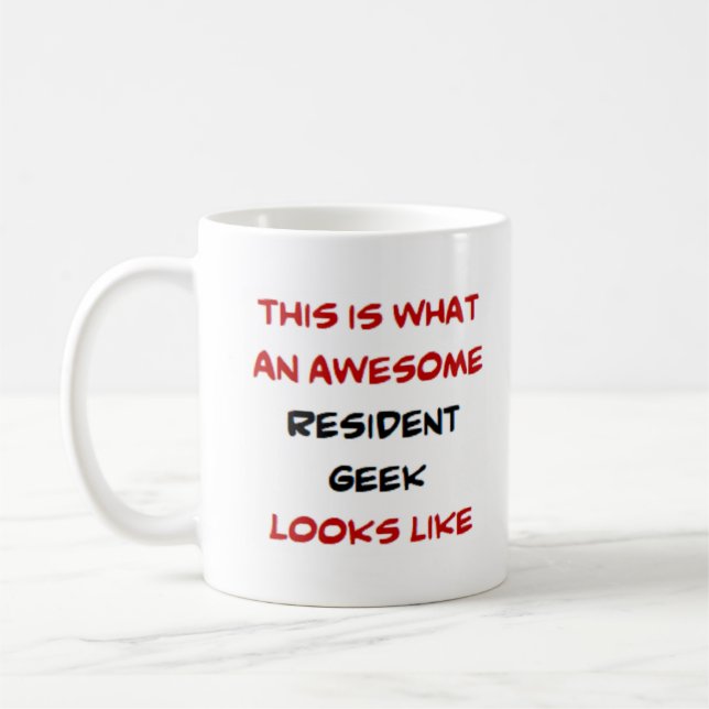 gebietsansässiger Geek, phantastisch Kaffeetasse (Links)