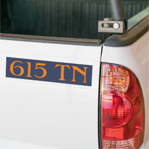Gebietscode 615 (Nashville) Autoaufkleber