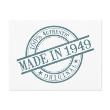 Gebildet 1949 Briefmarke-Logo für die Runde Gummi 
