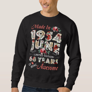 Gebildet 1954 Juni 68 Tränen Phantastisch zu sein Sweatshirt