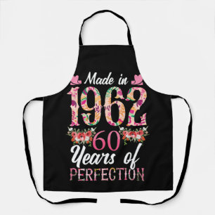 Gebildet 1962 60 Jahre alt 60. 60 Jahre Perfektion Schürze