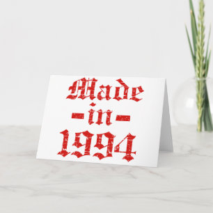Gebildet 1994 karte