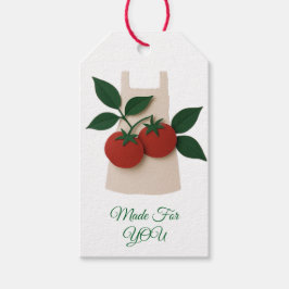 Gebildet für Sie Tomato Schürze Geschenkmarke - Ba Geschenkanhänger