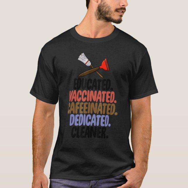Gebildete geimpfte keimfreie Reinigung T-Shirt (Vorderseite)
