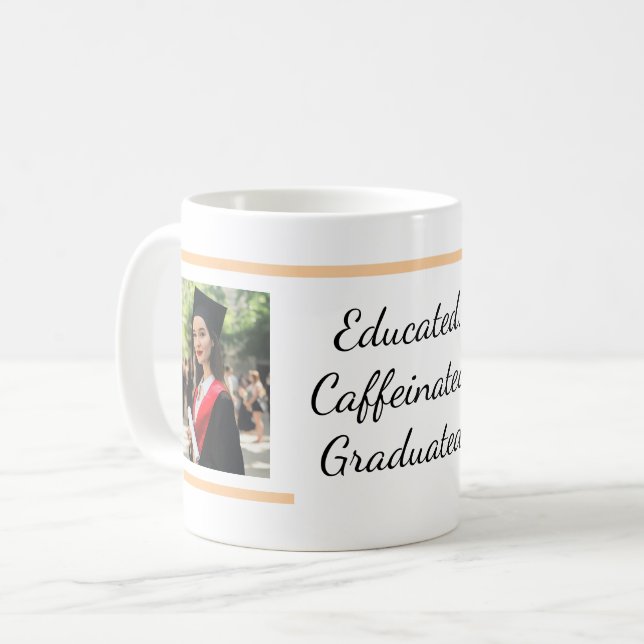 Gebildete kaffeinierte Tasse (Vorderseite Links)