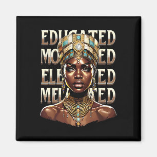 Gebildete motivierte, aufgewachsene melanated Köni Magnet