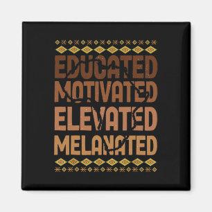 Gebildete motivierte, aufgewachsene Melanation Magnet