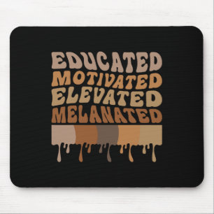 Gebildete motivierte, aufgewachsene Melanation Mousepad
