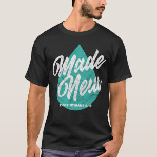 Gebildete neue Taufsschrift Verse Christlich glaub T-Shirt