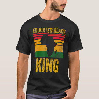 Gebildete schwarze Königsgeschichte T-Shirt