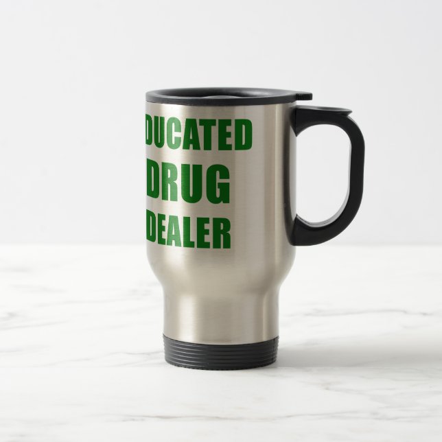 Gebildeter Drogenhändler Reisebecher (Rechts)