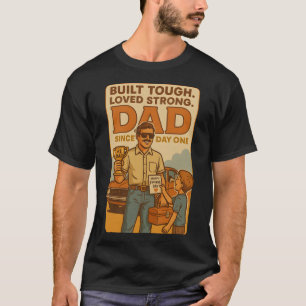 Gebildeter, gepflegter, starker Vater T-Shirt