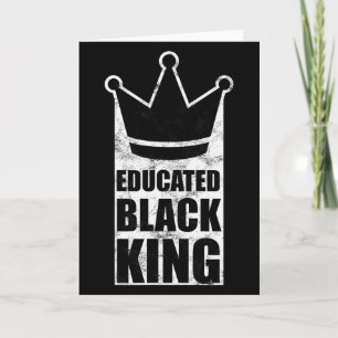 Gebildeter schwarzer König Martin Luther King Tag  Karte