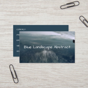 Gebirge Abstrakt blaue Landschaft Hintergrund Visitenkarte