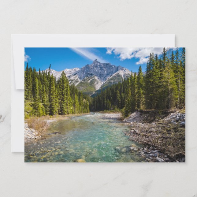 Gebirge | Banff National Park, Kanadische Rockies Dankeskarte (Vorderseite)