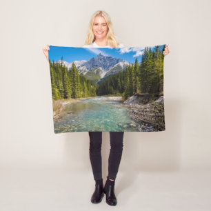 Gebirge   Banff National Park, Kanadische Rockies Fleecedecke