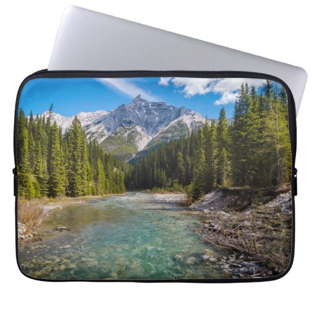 Gebirge | Banff National Park, Kanadische Rockies Laptopschutzhülle (Vorderseite)