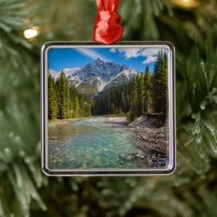 Gebirge Banff National Park, Kanadische Rockies Ornament Aus Metall