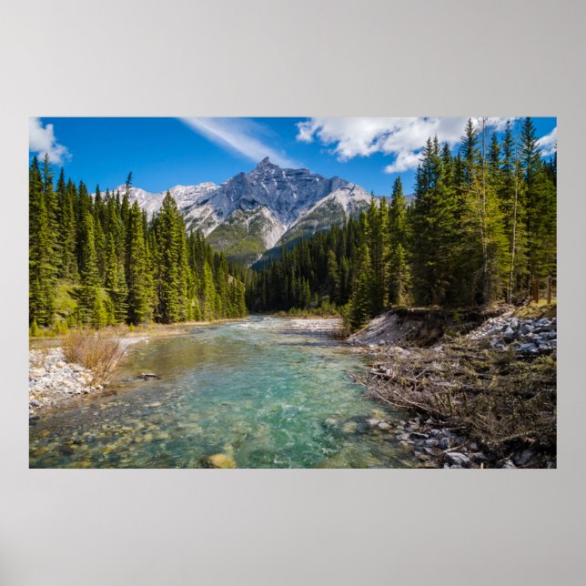 Gebirge | Banff National Park, Kanadische Rockies Poster (Vorne)