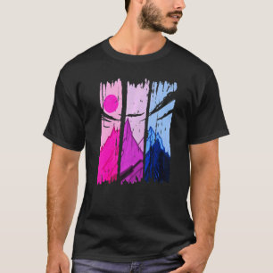 Gebirge Bisexuelle subtile Bi Pride T-Shirt