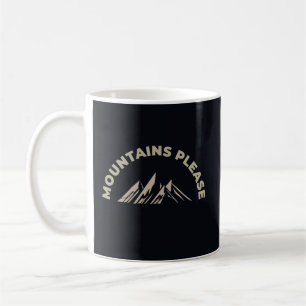 Gebirge bitte kaffeetasse