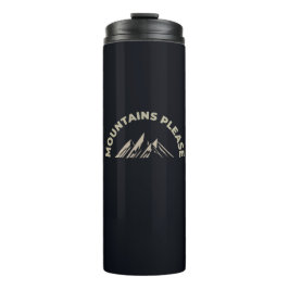 Gebirge bitte thermosbecher