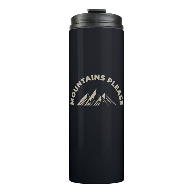 Gebirge bitte thermosbecher (Vorderseite)