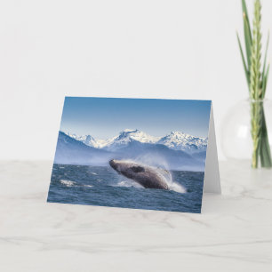 Gebirge   Breaching Whale Glacier Bay, Alaska Karte