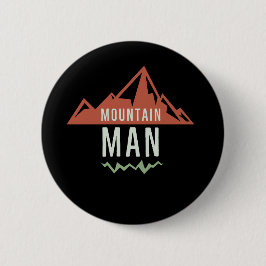 Gebirge Design dunkle Farben Button