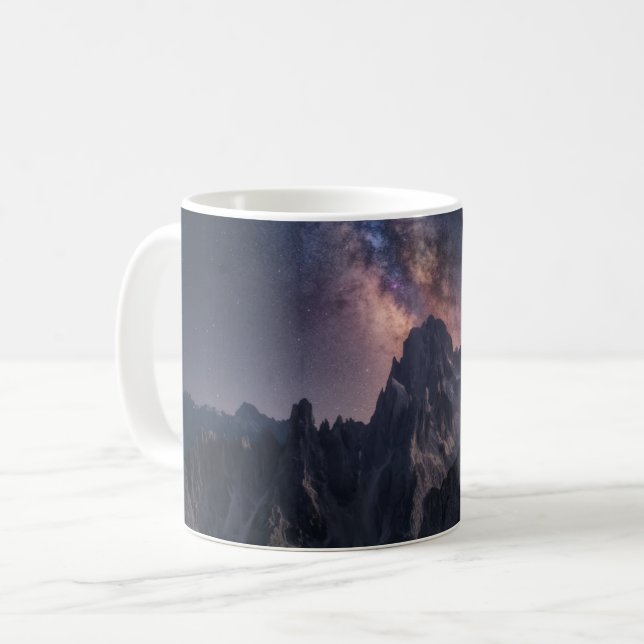 Gebirge | Dolomiten, Italien Kaffeetasse (Vorderseite Links)