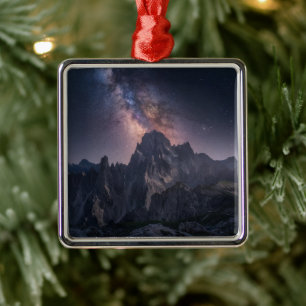 Gebirge Dolomiten, Italien Ornament Aus Metall