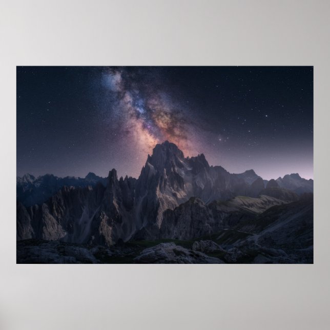 Gebirge | Dolomiten, Italien Poster (Vorne)