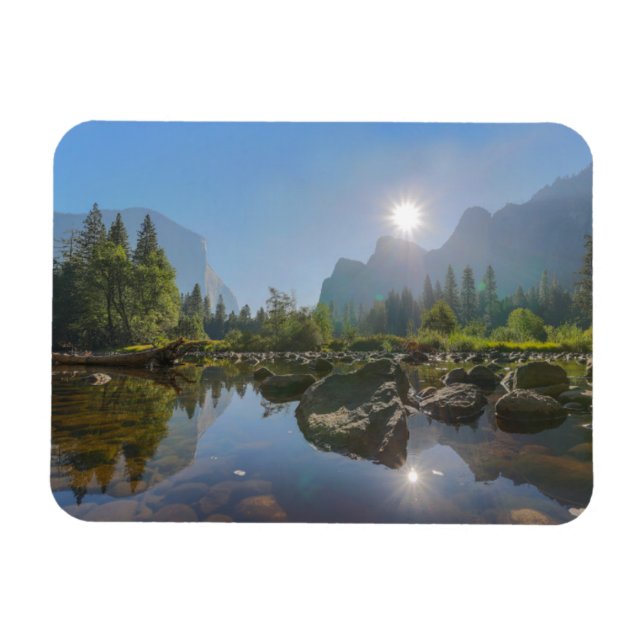 Gebirge | El Capitan Yosemite Park, Kalifornien Magnet (Horizontal)