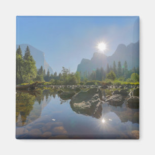 Gebirge   El Capitan Yosemite Park, Kalifornien Magnet
