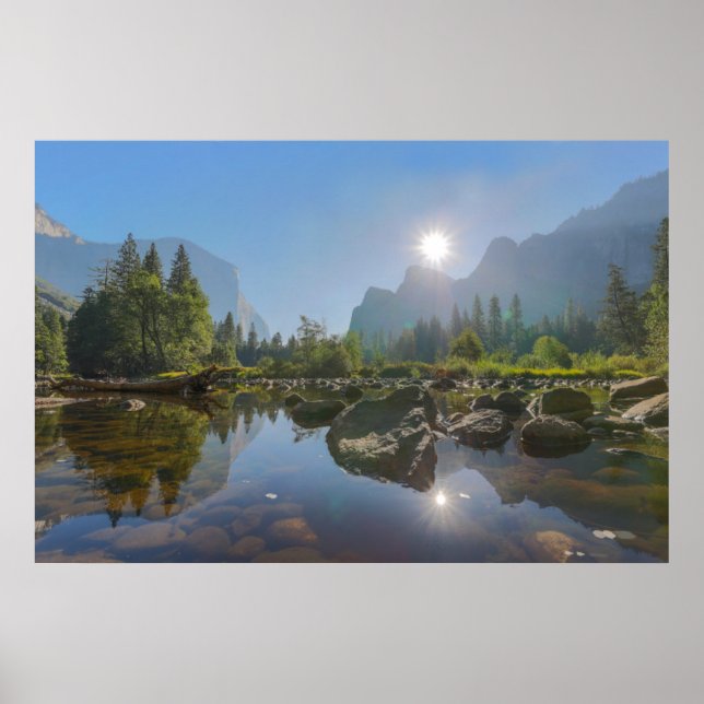 Gebirge | El Capitan Yosemite Park, Kalifornien Poster (Vorne)