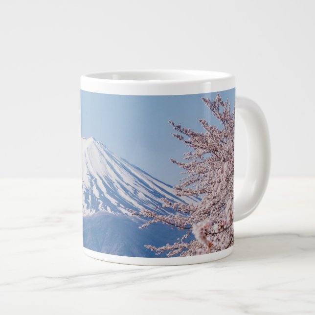 Gebirge | Fuji Tokyo, Japan Jumbo-Tasse (Vorderseite Rechts)