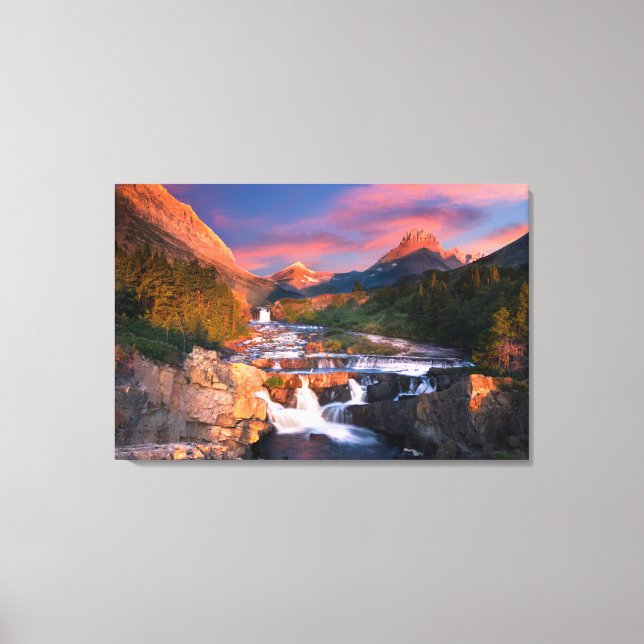 Gebirge | Glacier National Park, Montana Leinwanddruck (Vorderseite)