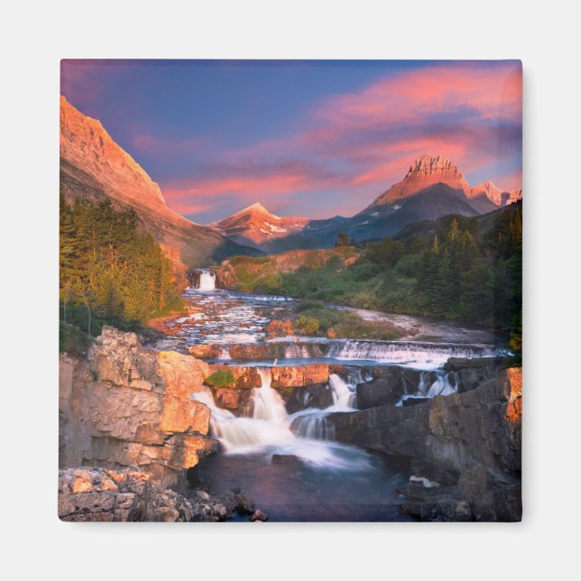 Gebirge | Glacier National Park, Montana Magnet (Vorne)