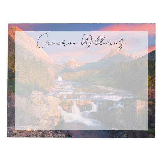 Gebirge | Glacier National Park, Montana Notizblock (Vorderseite)