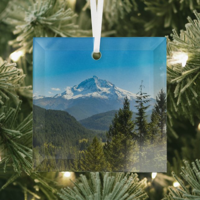 Gebirge | Hood Oregon Ornament Aus Glas (Insitu)