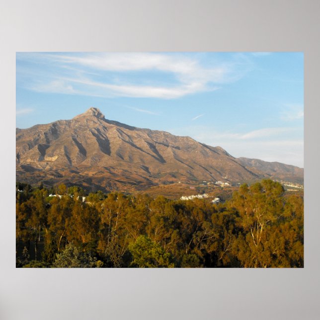 Gebirge in der Sierra Blanca Poster (Vorne)