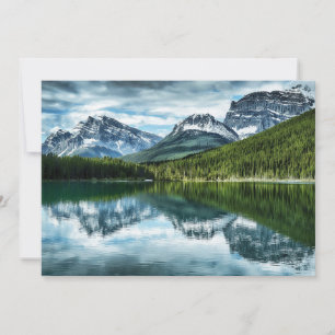 Gebirge Kanadische Rockies, Alberta Kanada Dankeskarte